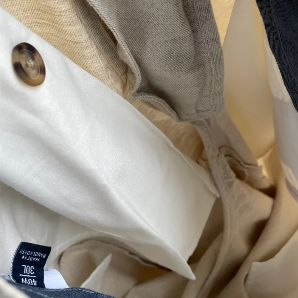 Men's Nautica Linen Pants Classic Fit Size 40x30